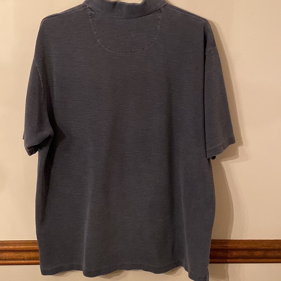 Ruff Hewn Short Sleeve Slate Blue Polo Shirt - Picture 3 of 4